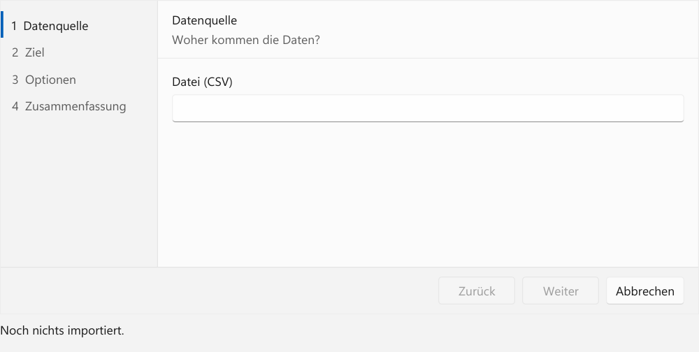 Vorführung: Assistent