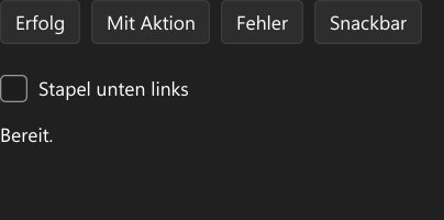 Vorführung: Benachrichtigungen