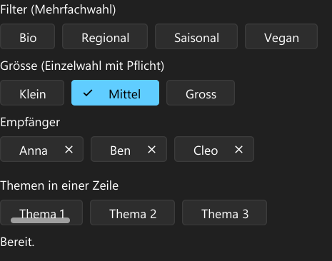 Vorführung: Chip
