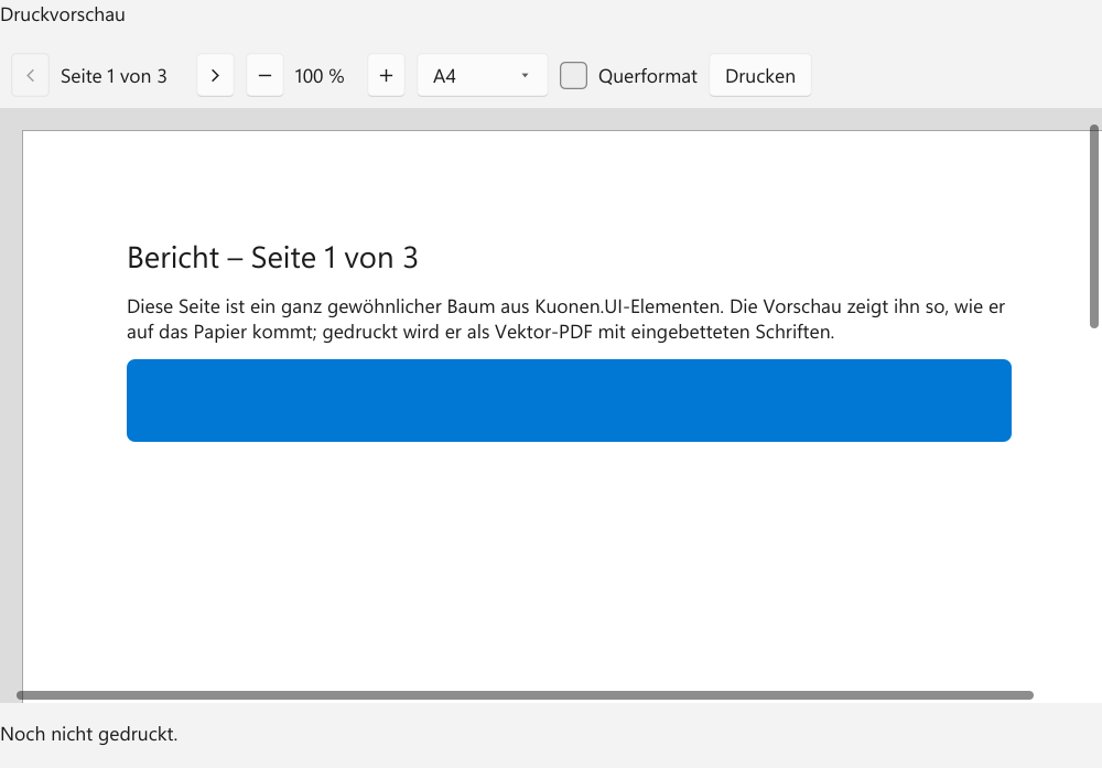 Vorführung: Drucken