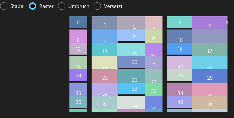 Vorführung: ItemsRepeater