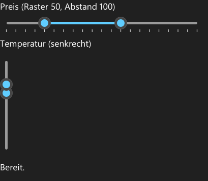 Vorführung: RangeSlider