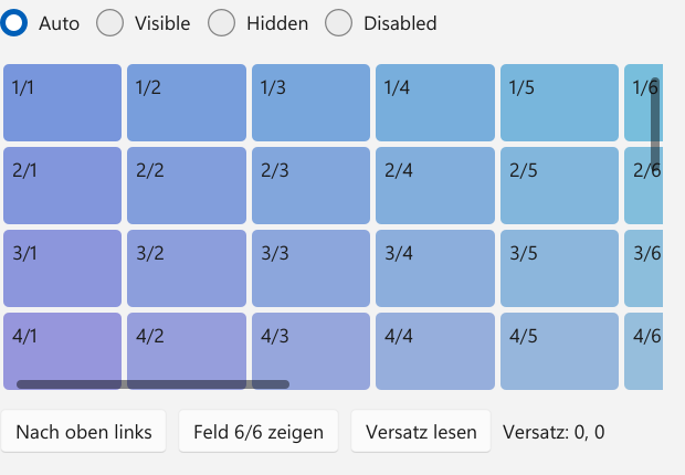 Vorführung: ScrollViewer