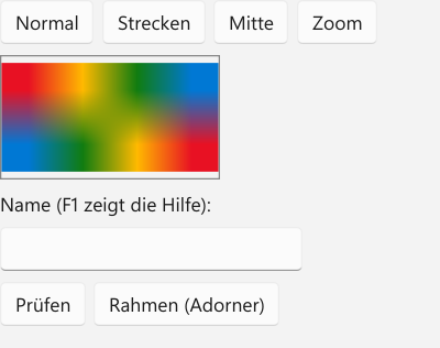 Vorführung: Komponenten (WinForms, WPF)